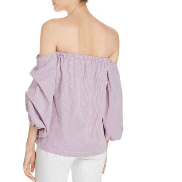 MLM Label Off Shoulder Striped Top XS - Picture 2 of 9